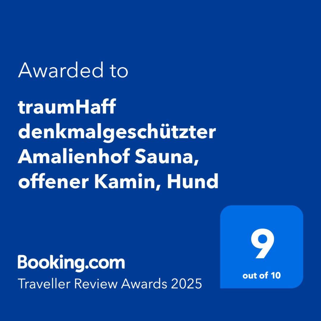 Traumhaff Denkmalgeschuetzter Amalienhof Sauna, Offener Kamin, Hund Ahlbeck  Екстер'єр фото